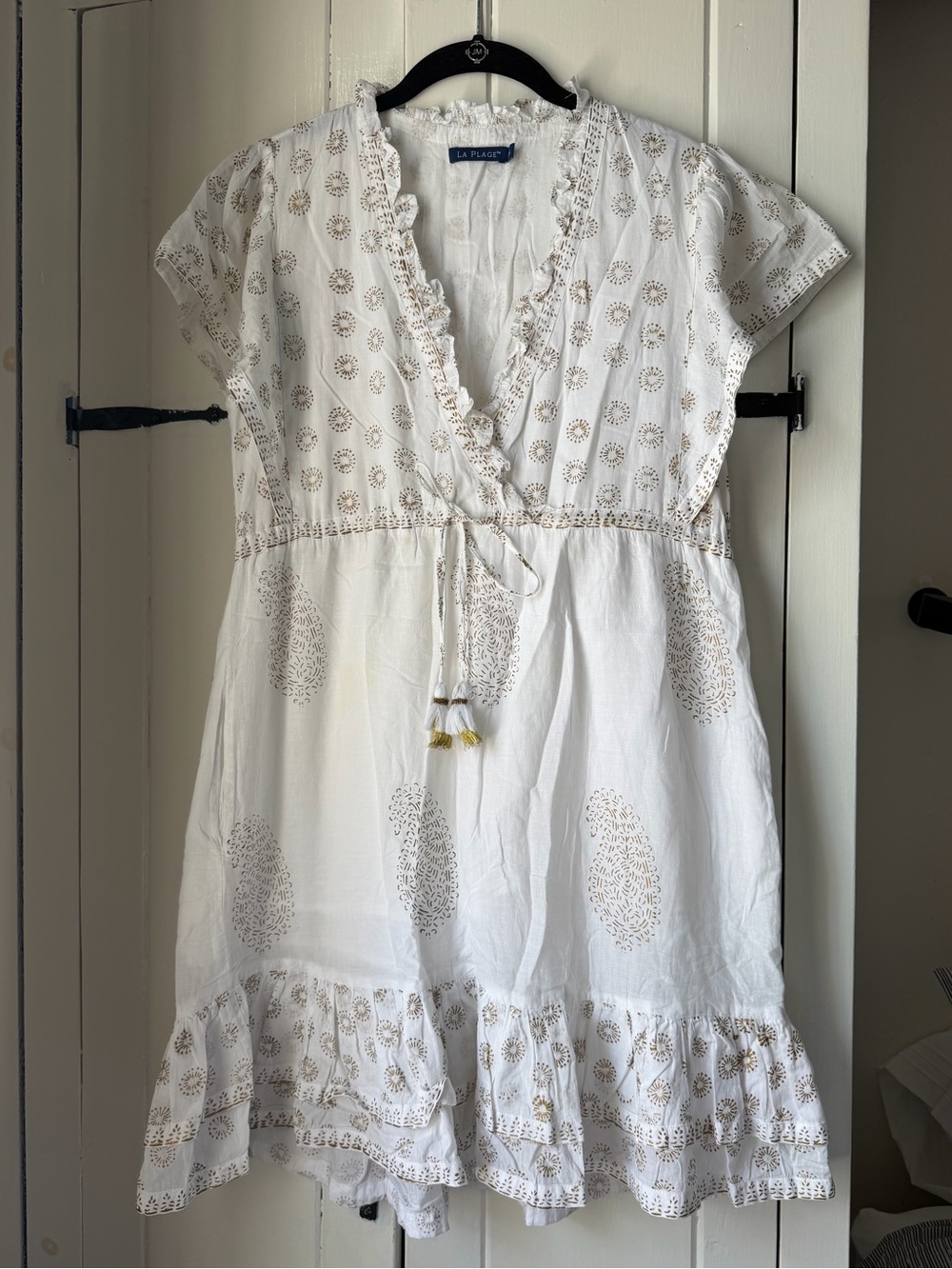 La Plage White Cotton Sundress